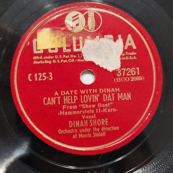 The Kerry Dance / Can't Help Lovin' Dat Man - Columbia 37261 - 10 in 78 RPM - Picture 4 of 4